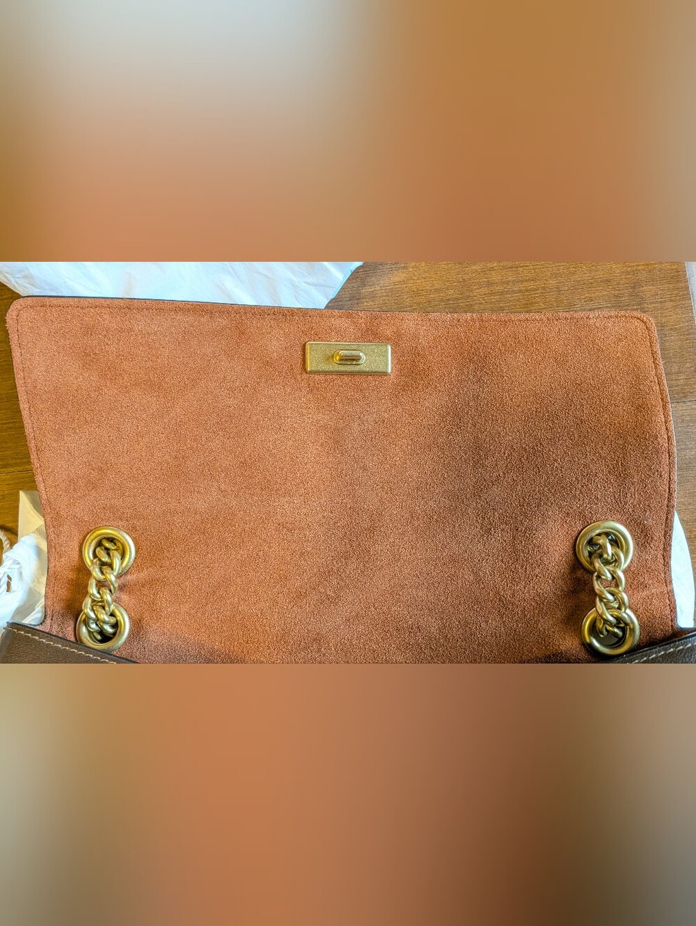 Coach Maple Chelsea Shoulder Bag 30 W/ Chain - Picture 11 of 14